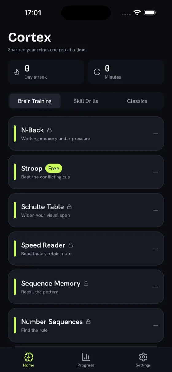 Cortex Brain Trainer